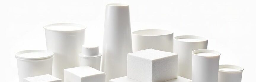Gobelets et contenants alimentaires en polystyrène expansé