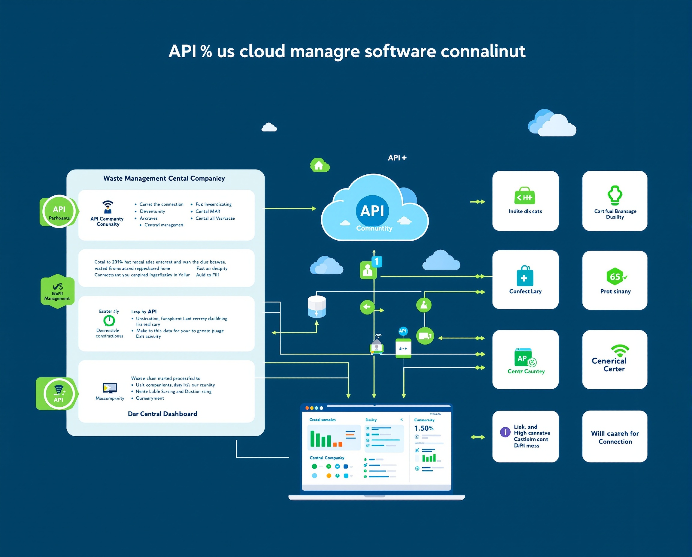 Schéma d'intégration API REVOCO connectant les logiciels de gestion des prestataires de collecte